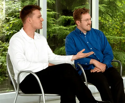 Loophole founders in conversation about business operations.